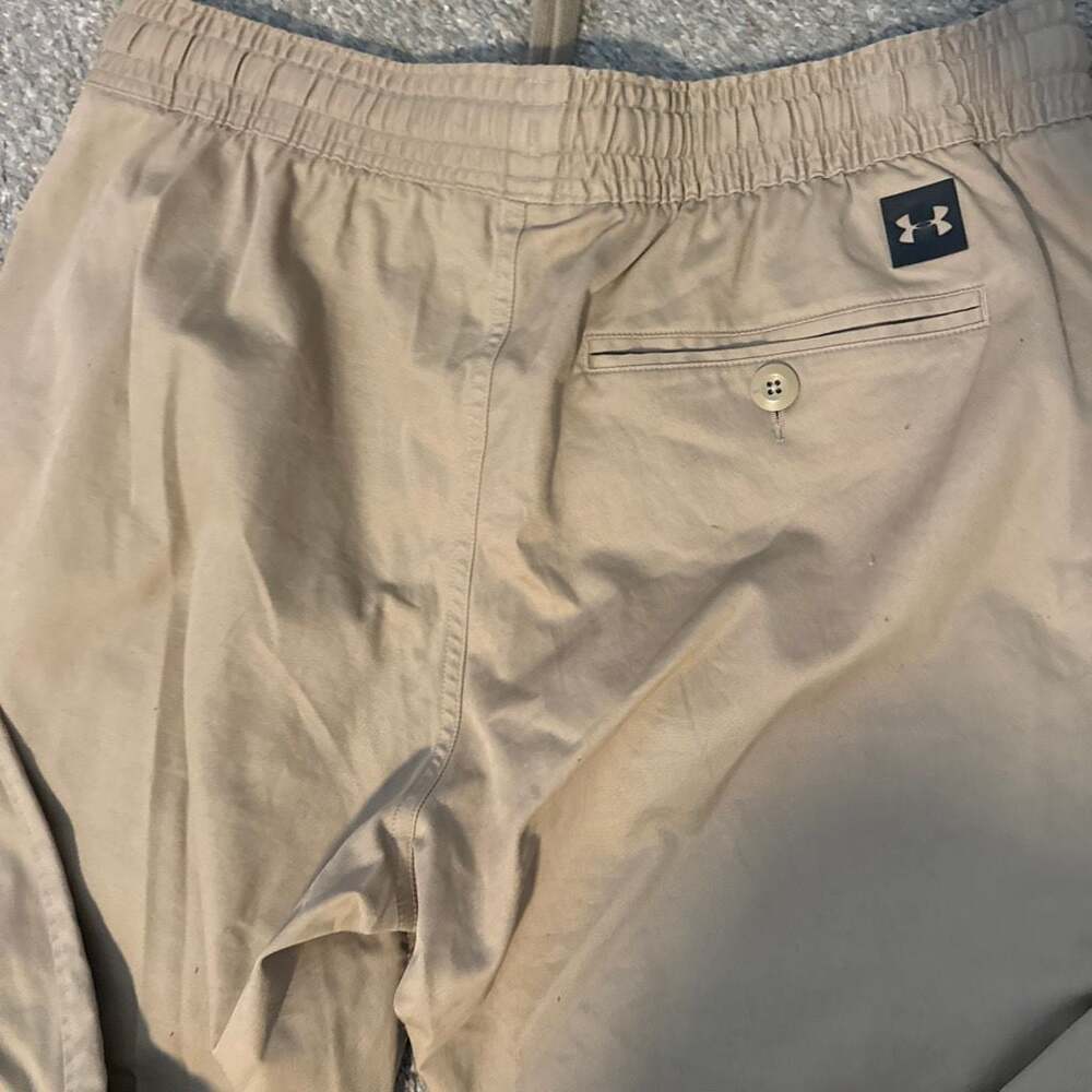 Under Armour Men's UA Unstoppable Woven Jogger Pants Beige XL